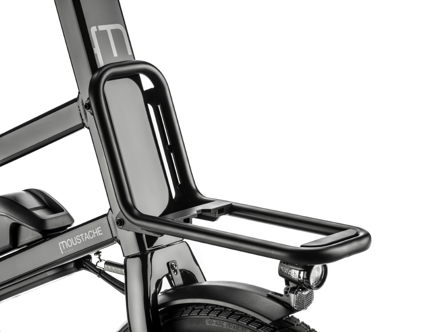 PorteBagage-S Moustache Lundi 27.3 bagage voor zwart